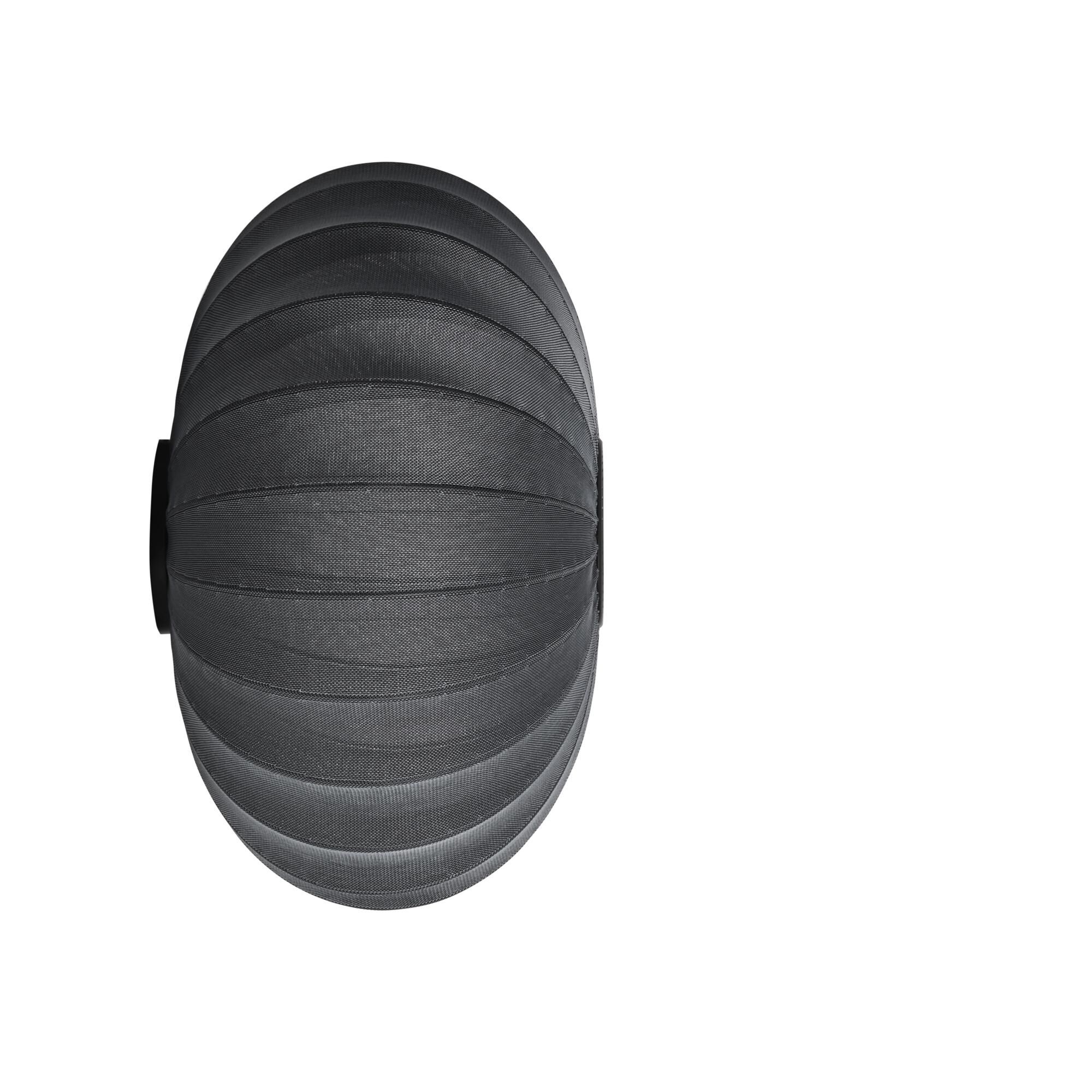 Knit-Wit Oval V&auml;gglampa &Oslash;76 cm Svart