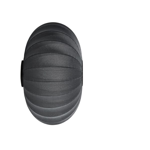Knit-Wit Oval Vägglampa Ø76 cm Svart