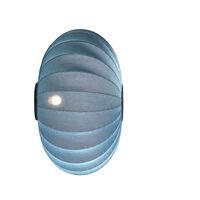 Knit-Wit Oval Wall Lamp Ø76 cm Blue Stone
