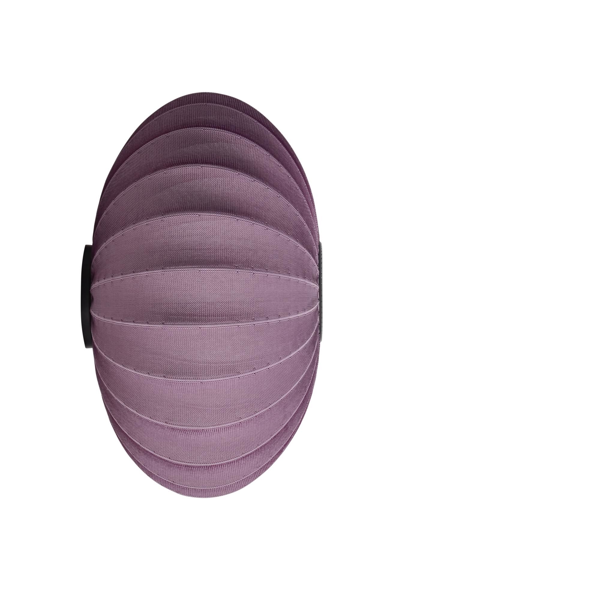 Knit-Wit Oval V&auml;gglampa &Oslash;76 cm Burgundy