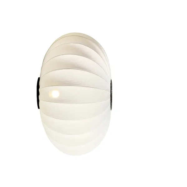 Lámpara de Pared Ovalada Ø76 cm Blanco Perla