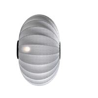 Knit-Wit Oval Væglampe Ø76 cm Sølv