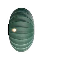 Knit-Wit Oval Wall Lamp Ø76 cm Tweed Green