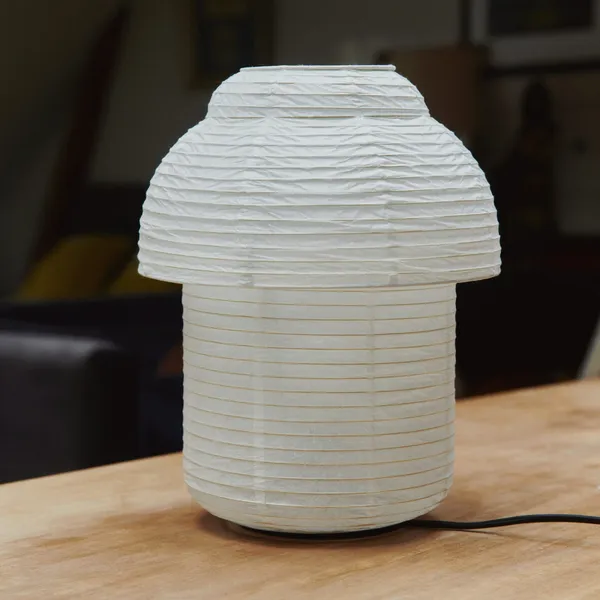 Papier Double Table Lamp Ø30 Soft Yellow