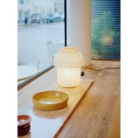 Papier Double Table Lamp Ø30 Soft Yellow