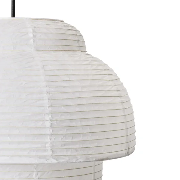 Papier Pendelleuchte Ø40 cm Weiß