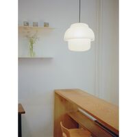 Papier Pendelleuchte Ø40 cm Weiß