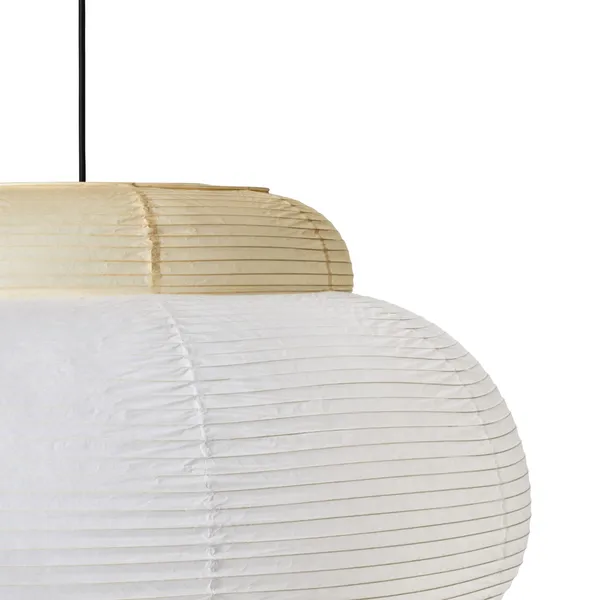 Papier Suspension Simple Ø52 cm Jaune Doux