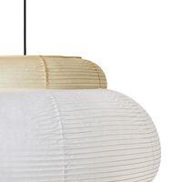Papier Suspension Simple Ø52 cm Jaune Doux
