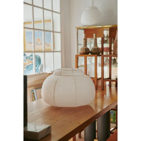 Papier Suspension Simple Ø52 cm Jaune Doux