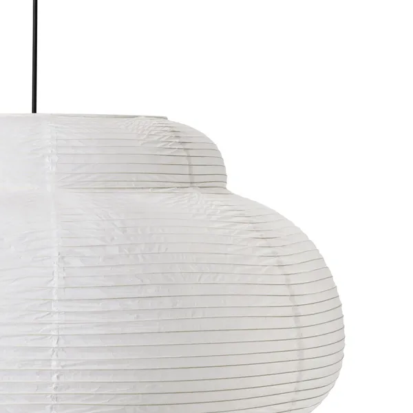 Papier Pendelleuchte Ø52 cm Weiß