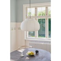 Papier Pendelleuchte Ø52 cm Weiß