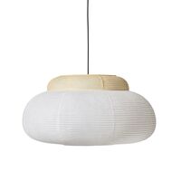 Papier Single Pendel Ø80 cm Soft Yellow