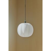 Pepo Pendant Small Ø20 Opal White/ Brass