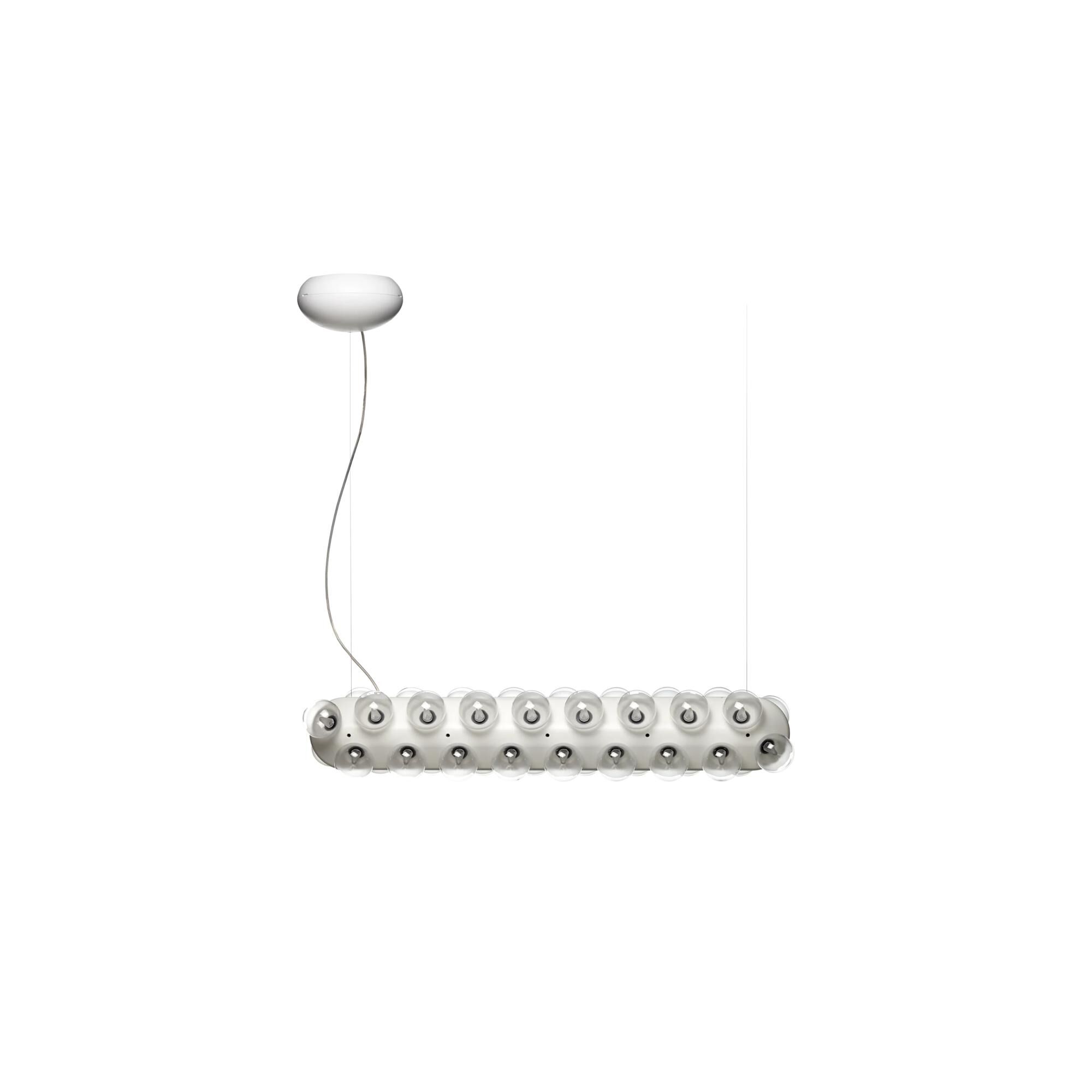 Prop Light Dubbel Horisontell Taklampa Vit