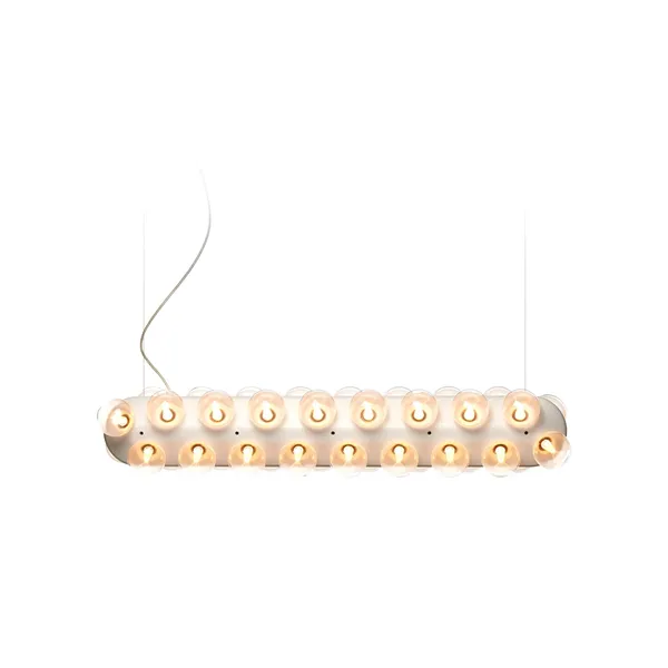 Prop Light Double Horizontal Pendel Hvid