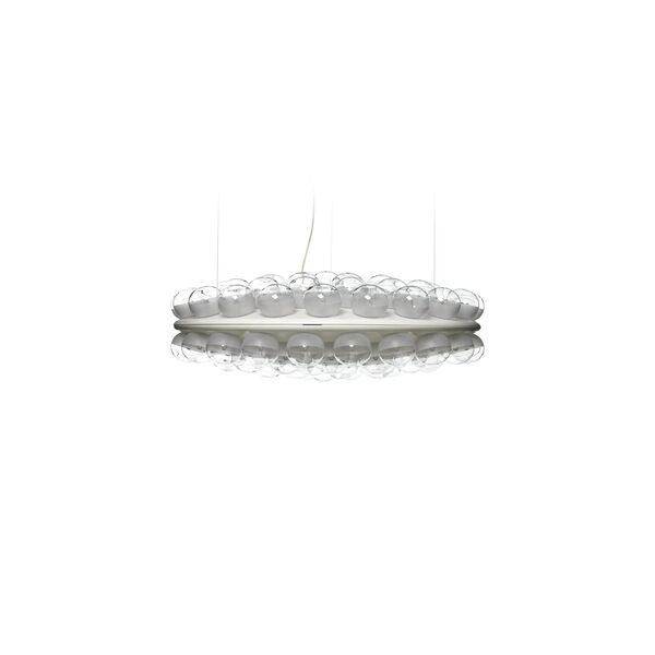 Prop Light Round Double Pendelleuchte Weiß