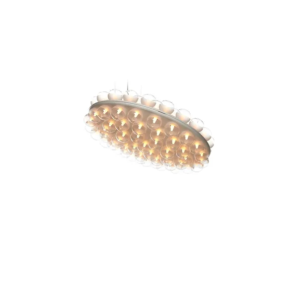Prop Light Round Double Pendant White