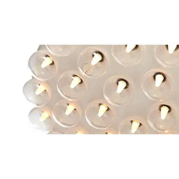 Prop Light Round Double Pendant White