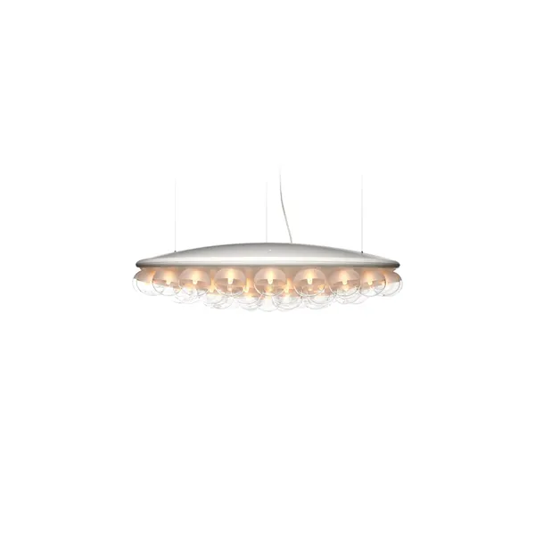Prop Light Round Pendel Single Hvid
