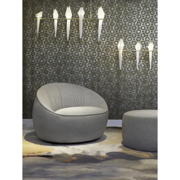 Perch Light Branch Pendant Brass/ White Dimmable