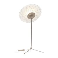 Filigrane Stehlampe/Edelstahl