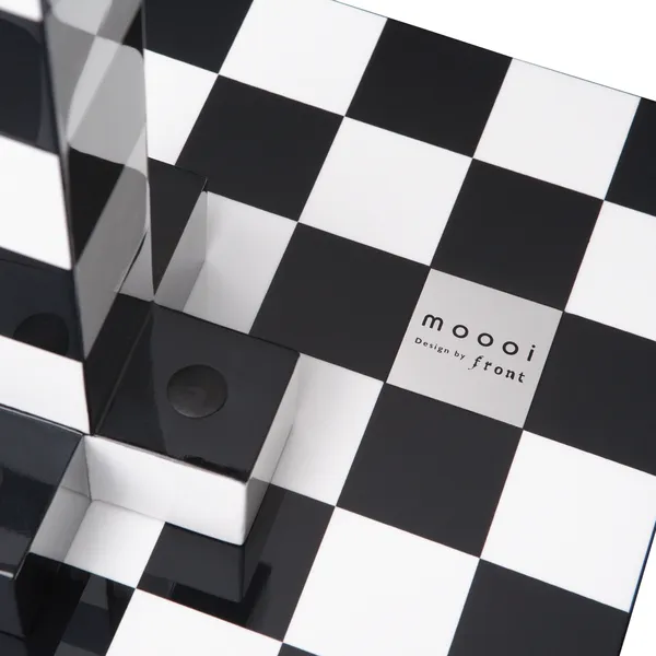 Table d'Appoint Chess Noir/Blanc