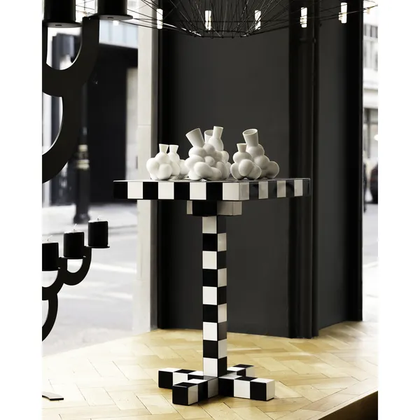 Table d'Appoint Chess Noir/Blanc