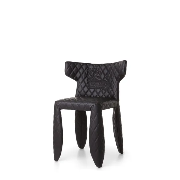 Monster Original Black Dining Chair with Armrests and Embroidery