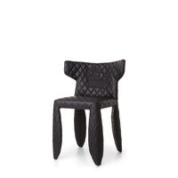 Monster Original Black Dining Chair with Armrests and Embroidery
