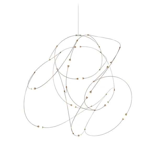 Flock of Light 11 Pendant Bronze