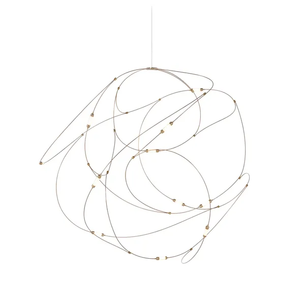 Flock of Light 11 Pendant Bronze