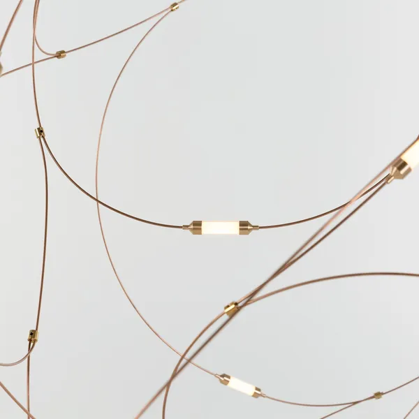 Flock of Light 11 Pendant Bronze