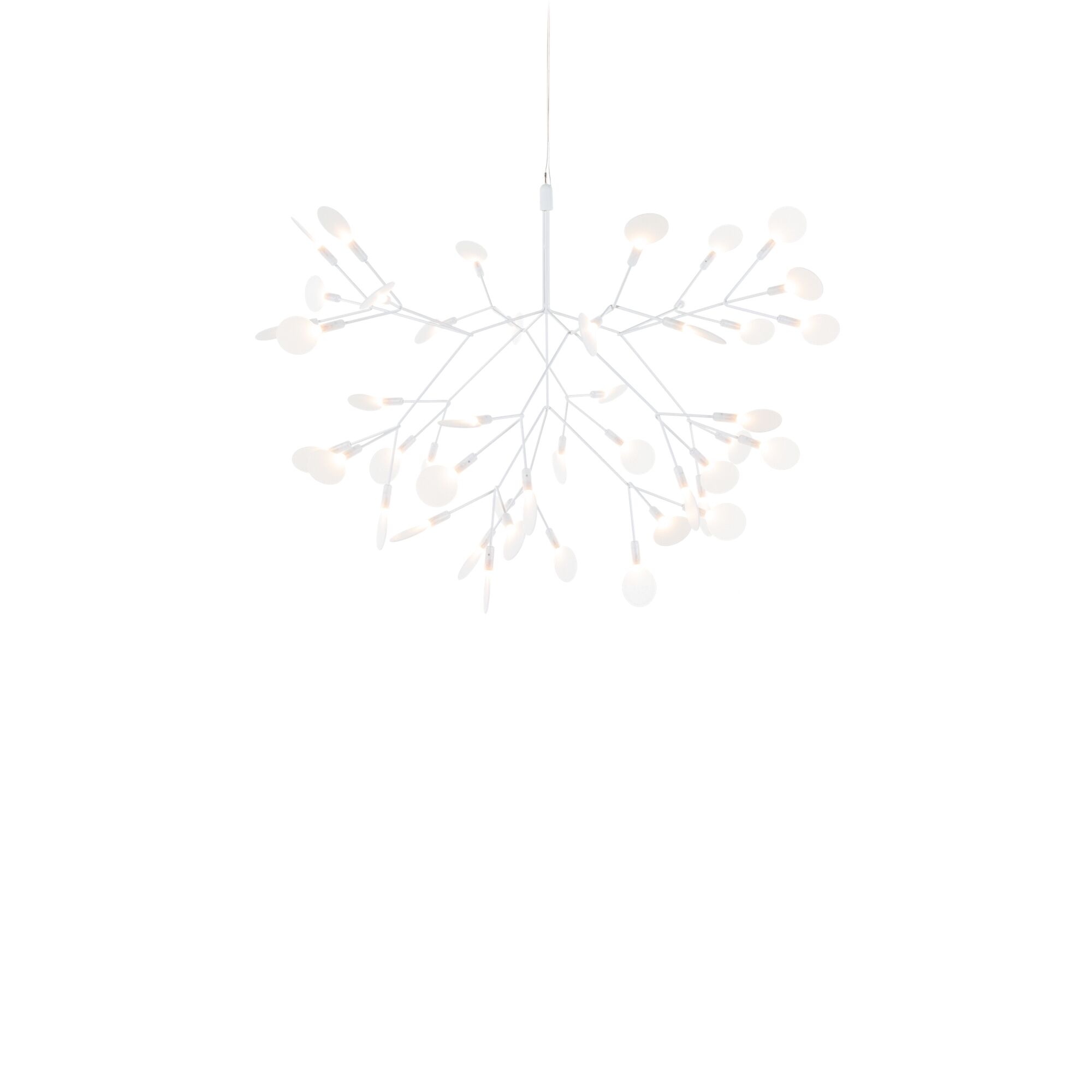 Heracleum III Taklampa Liten Vit