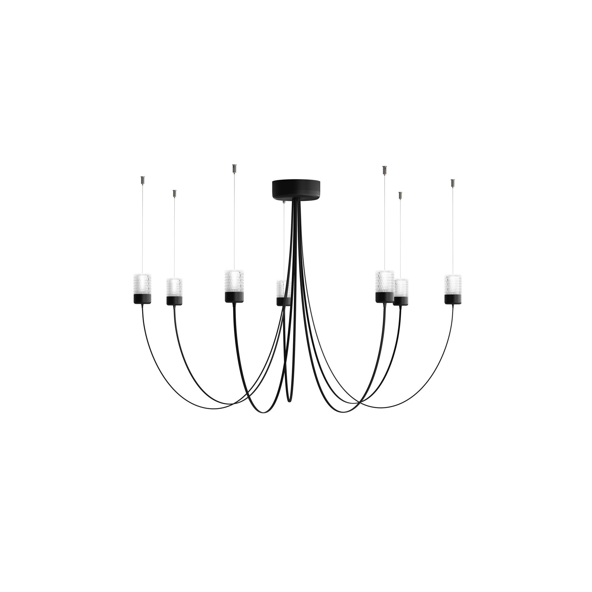 Gravity 7 Taklampa Svart