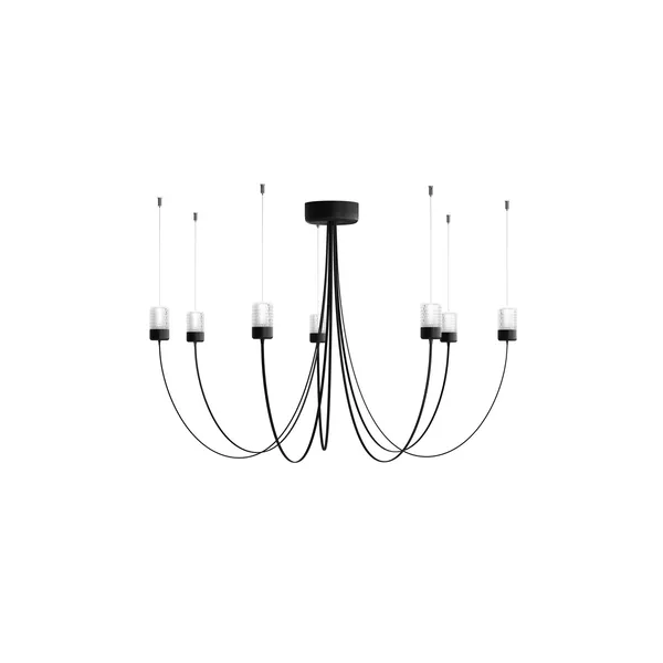 Gravity 7 Pendant Black
