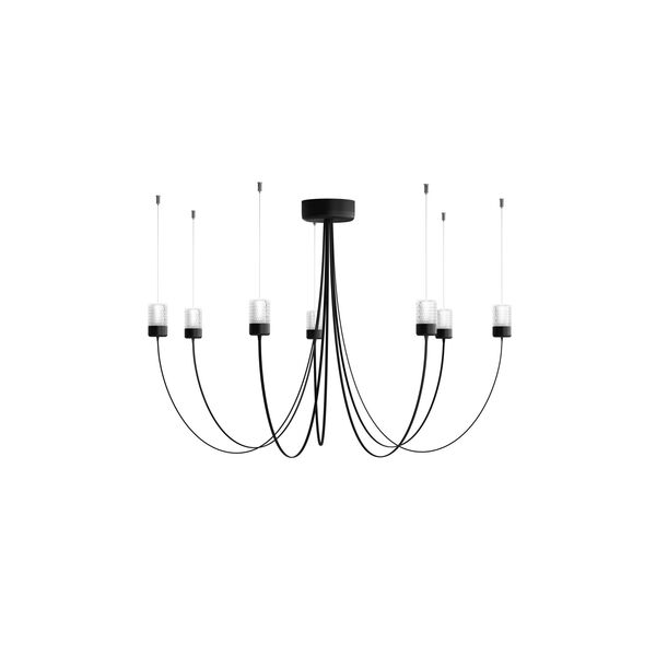 Gravity 7 Pendelleuchte Schwarz