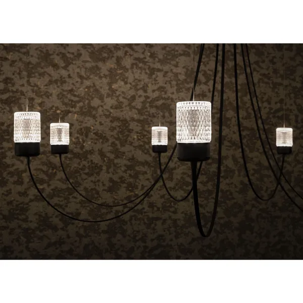 Gravity 7 Pendant Black