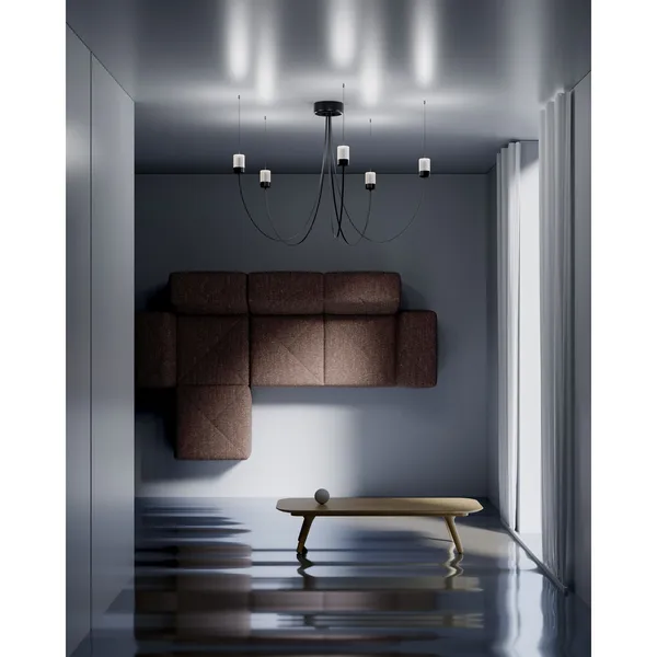 Gravity 7 Pendant Black