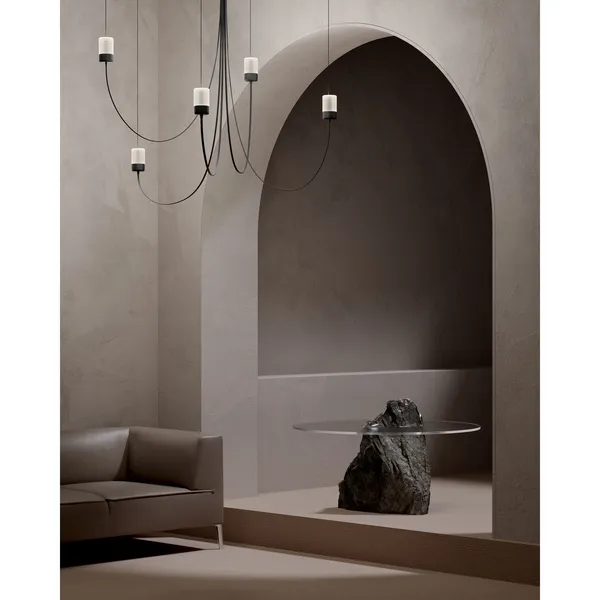 Gravity 7 Pendant Black