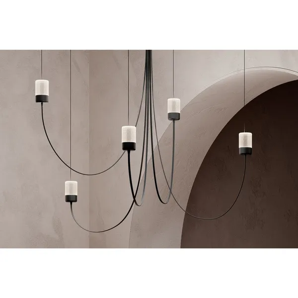 Gravity 7 Pendant Black