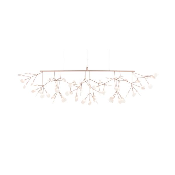 Heracleum III Lineaire Hanglamp Koperen