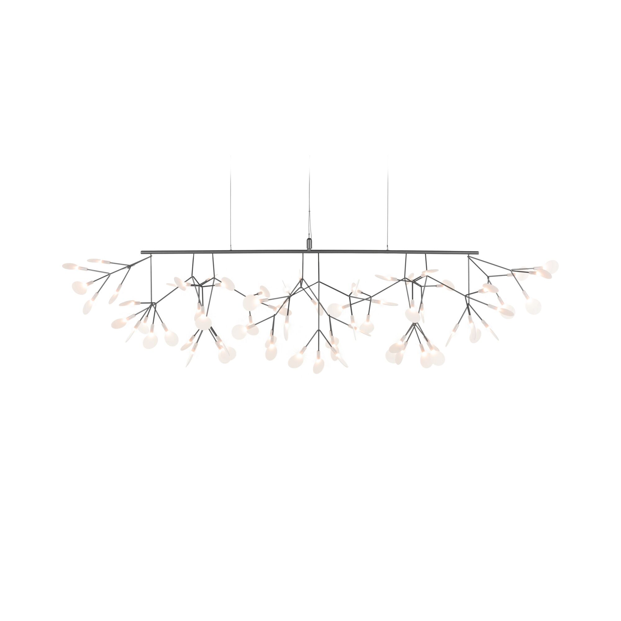 Heracleum III Linj&auml;rt Taklampa Nickel