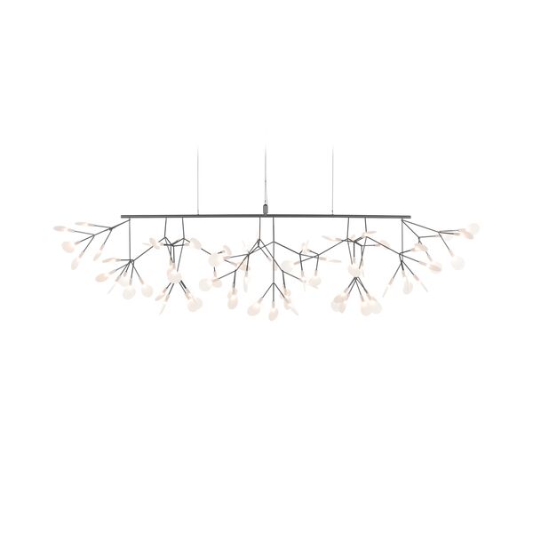 Heracleum III Linear Pendelleuchte Nickel