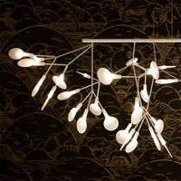Heracleum III Linear Pendel Nikkel