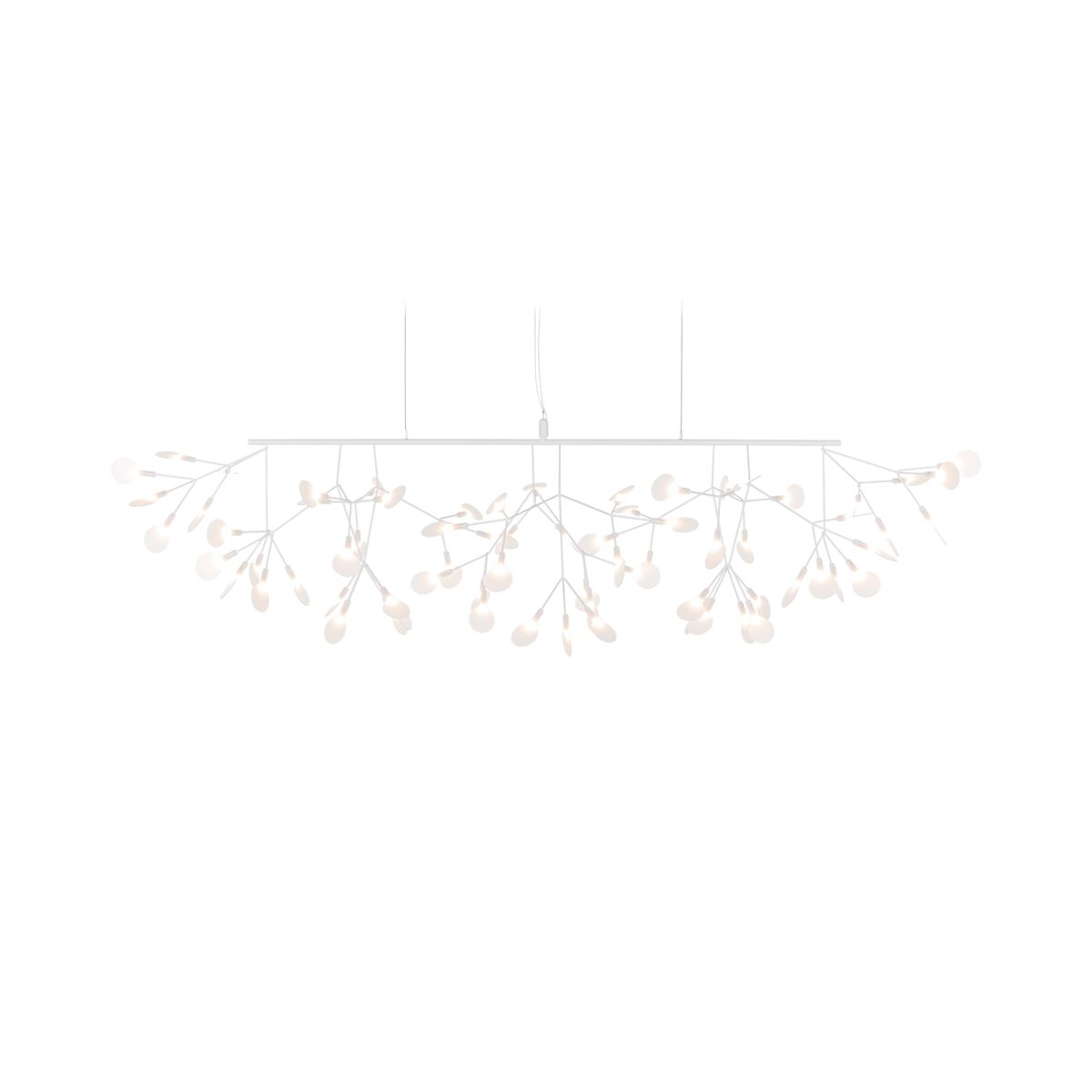 Heracleum III Linear Pendant White