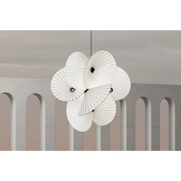 Serpentine 8 Hanglamp Wit