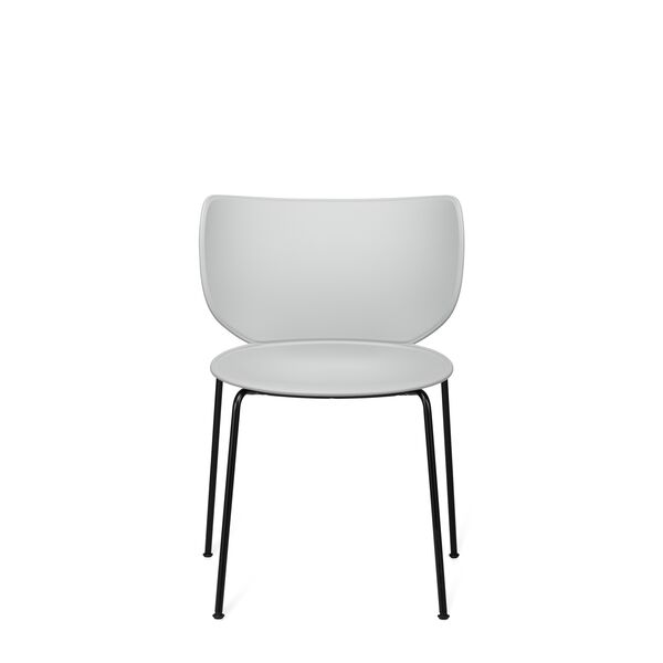 Moooi Hana Esszimmerstuhl Beton/Schwarz Stapelbar