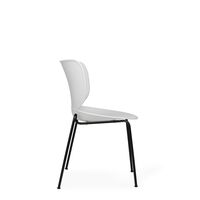 Moooi Hana Dining Chair Concrete/Black Stackable