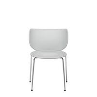 Moooi Hana Dining Chair Concrete/Chrome Stackable